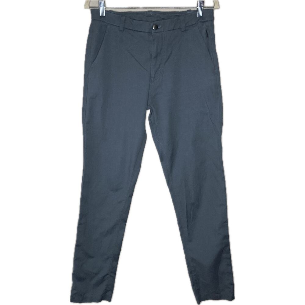 Lululemon Mens Commission Pant Classic Qwick Chino Gray Fog Horn Size 30